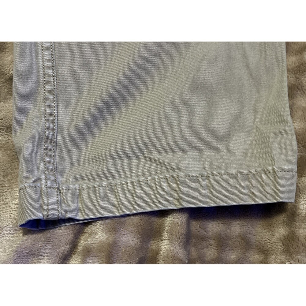 Carhartt Relaxed Fit Carpenter Pants Mens 38x32 Tan Canvas Distressed - Picture 3 of 14